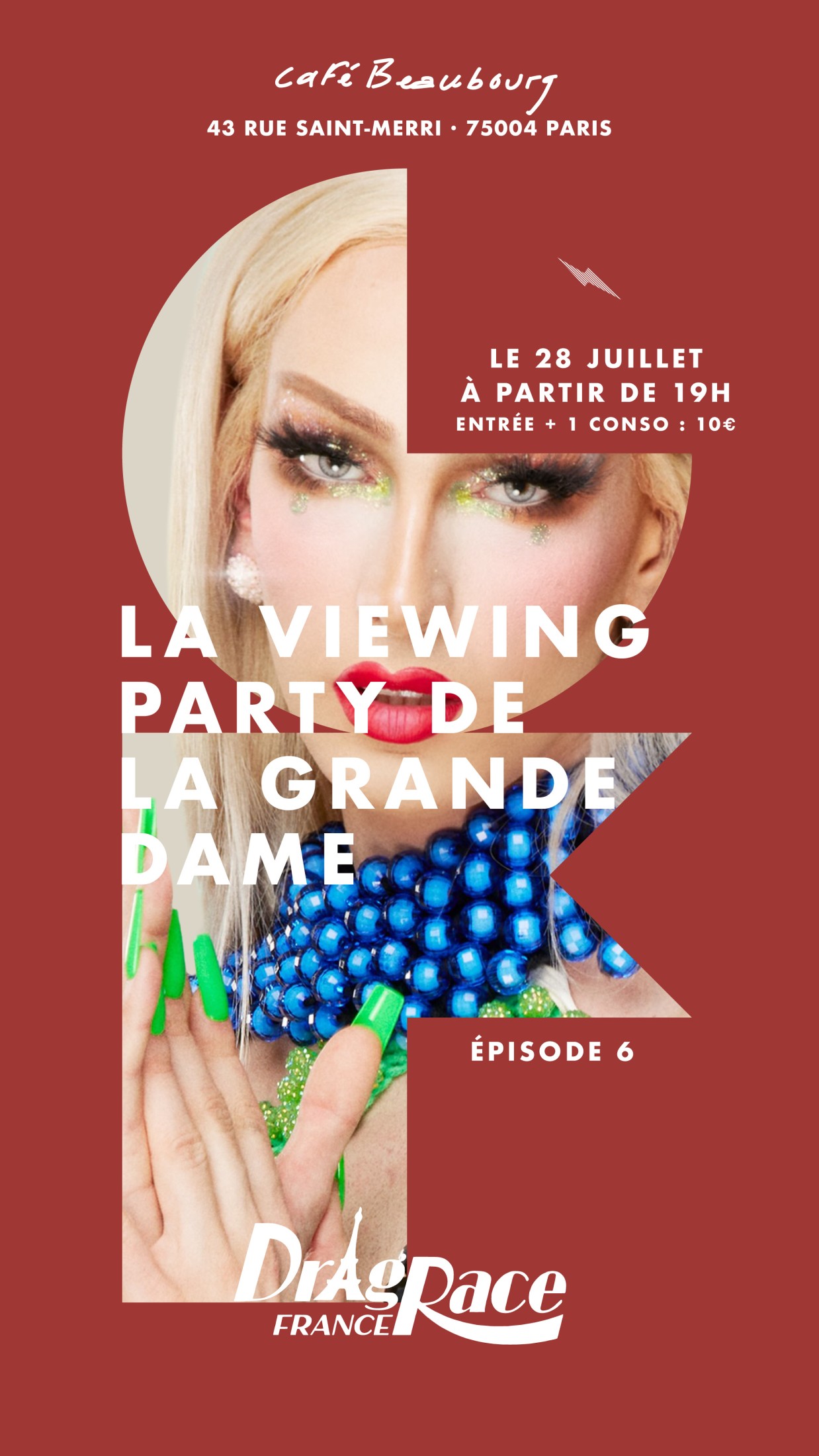 Flyer Viewing party de La Grande Dame